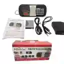 Radio Multibanda Nano-tec Nt-r1096 Am/fm Usb Mp3 Recargable Con Teclado Numérico