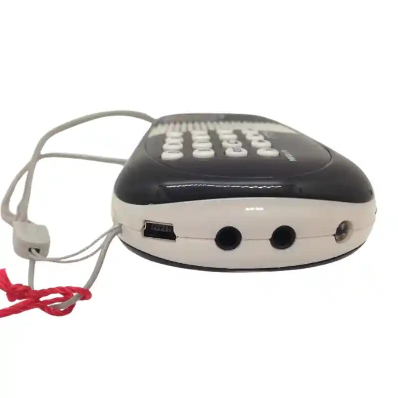 Radio Multibanda Nano-tec Nt-r1096 Am/fm Usb Mp3 Recargable Con Teclado Numérico
