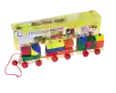 Juguete Didactico Tren De Madera Juego Armable