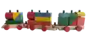 Juguete Didactico Tren De Madera Juego Armable
