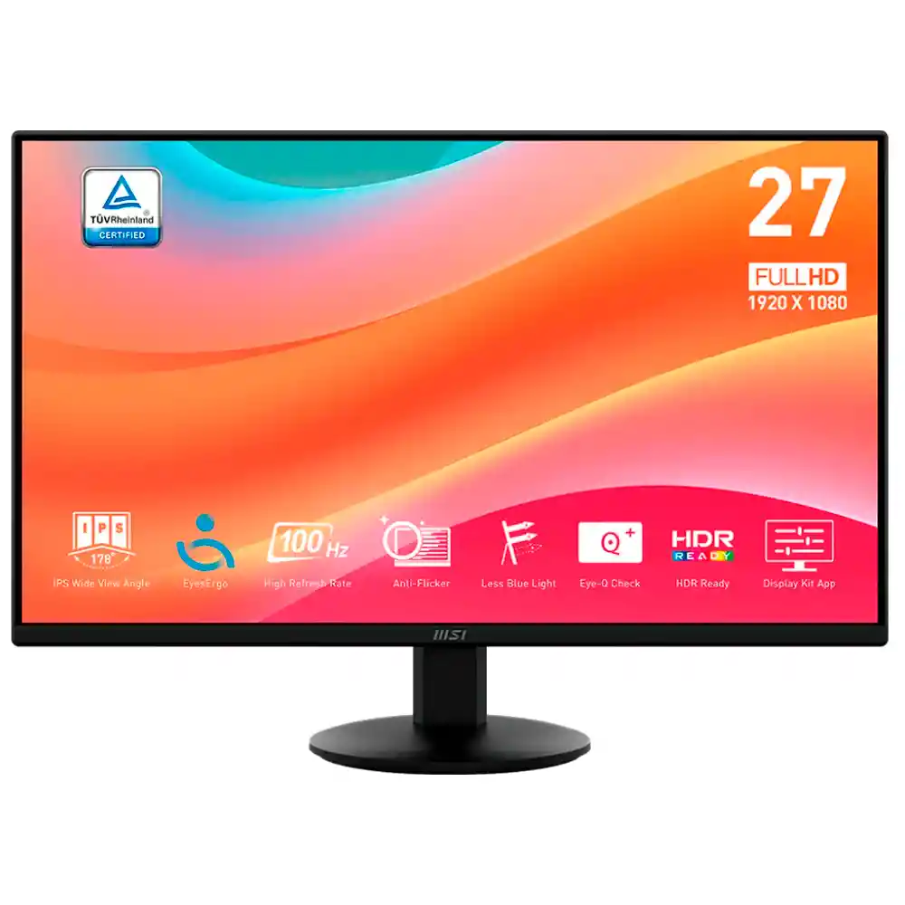 Monitor Msi 27" Fhd Ips 100hz 4ms (gtg) Pro Mp272l