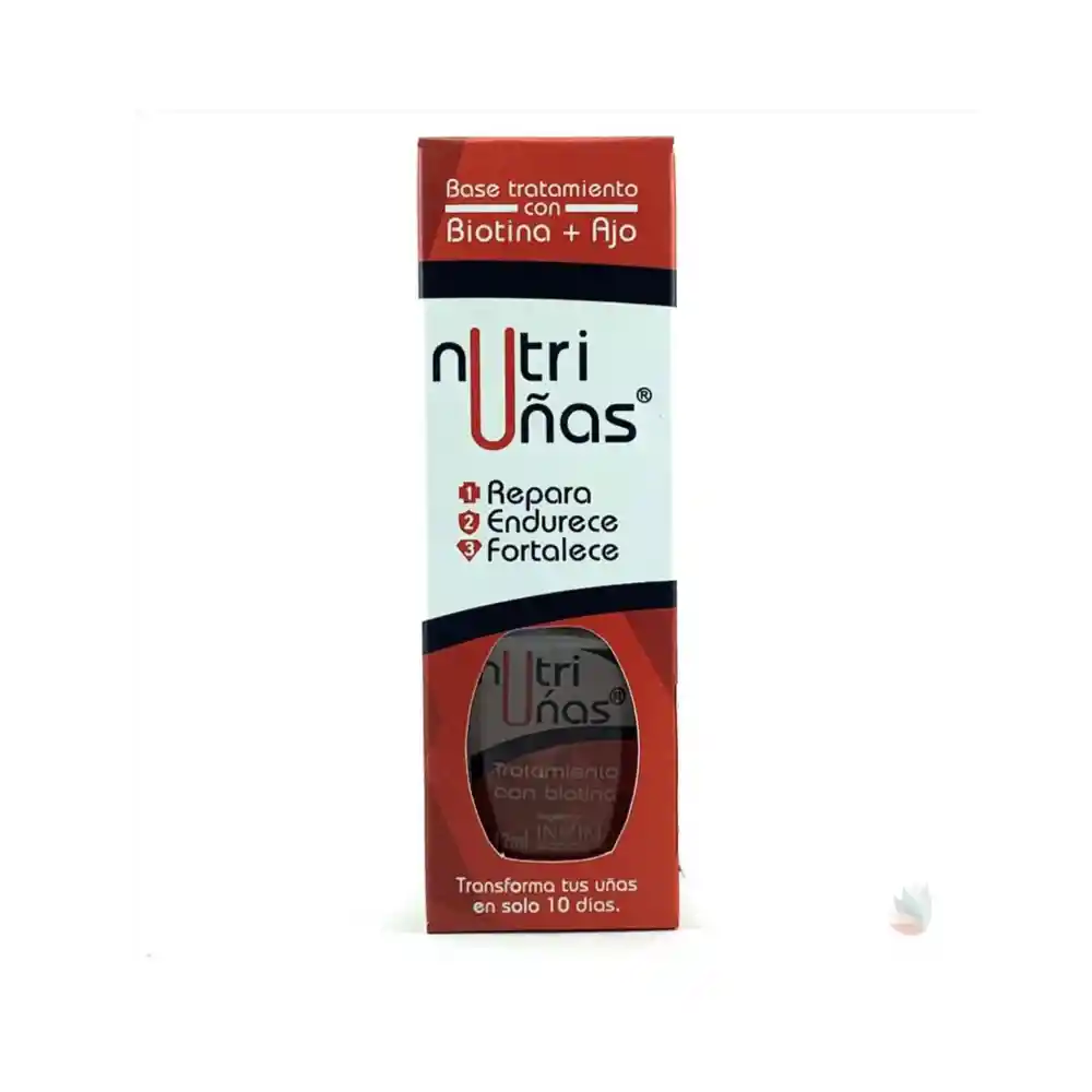 Nutri Unas Base Tratamiento Con Biotina Y Ajo 12ml