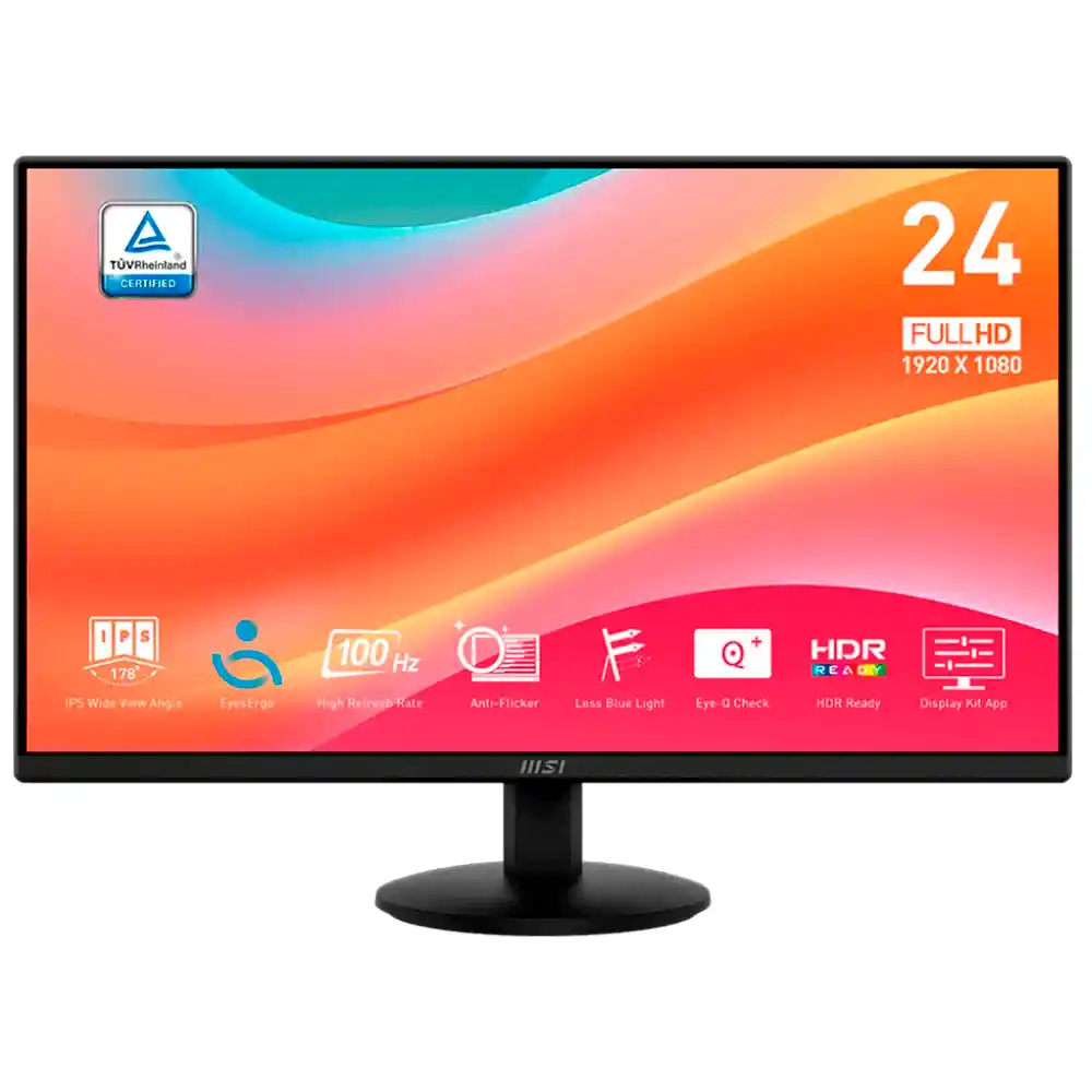 Monitor Msi 23.8" Fhd Ips 100hz 4ms (gtg) Pro Mp242l