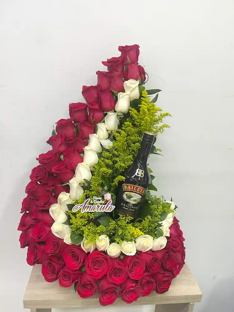 Arreglo De Rosas En L