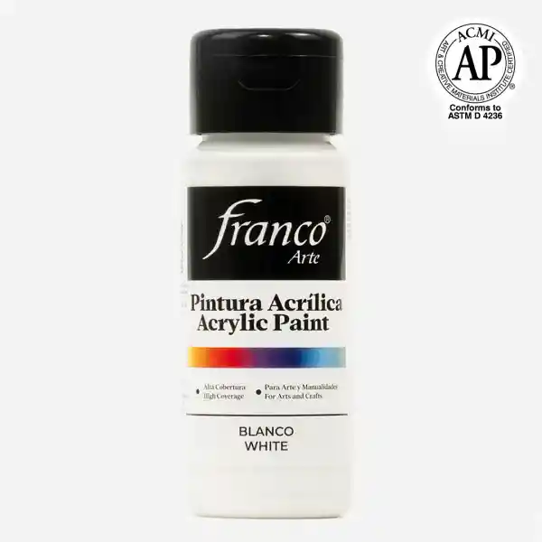 Pintura Acrilica Blanco Franco Arte