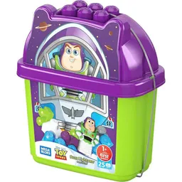 Fisher Price Mega Bloks Cubeta De Buzz Lightyear