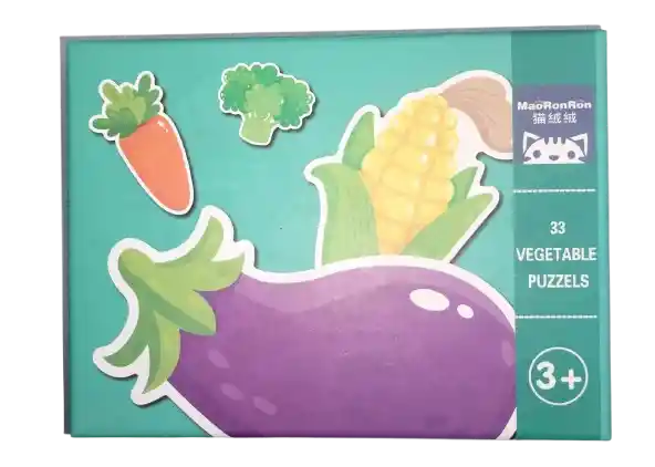 Juguete Didactico Rompecabezasx 33 Piezas Vegetales