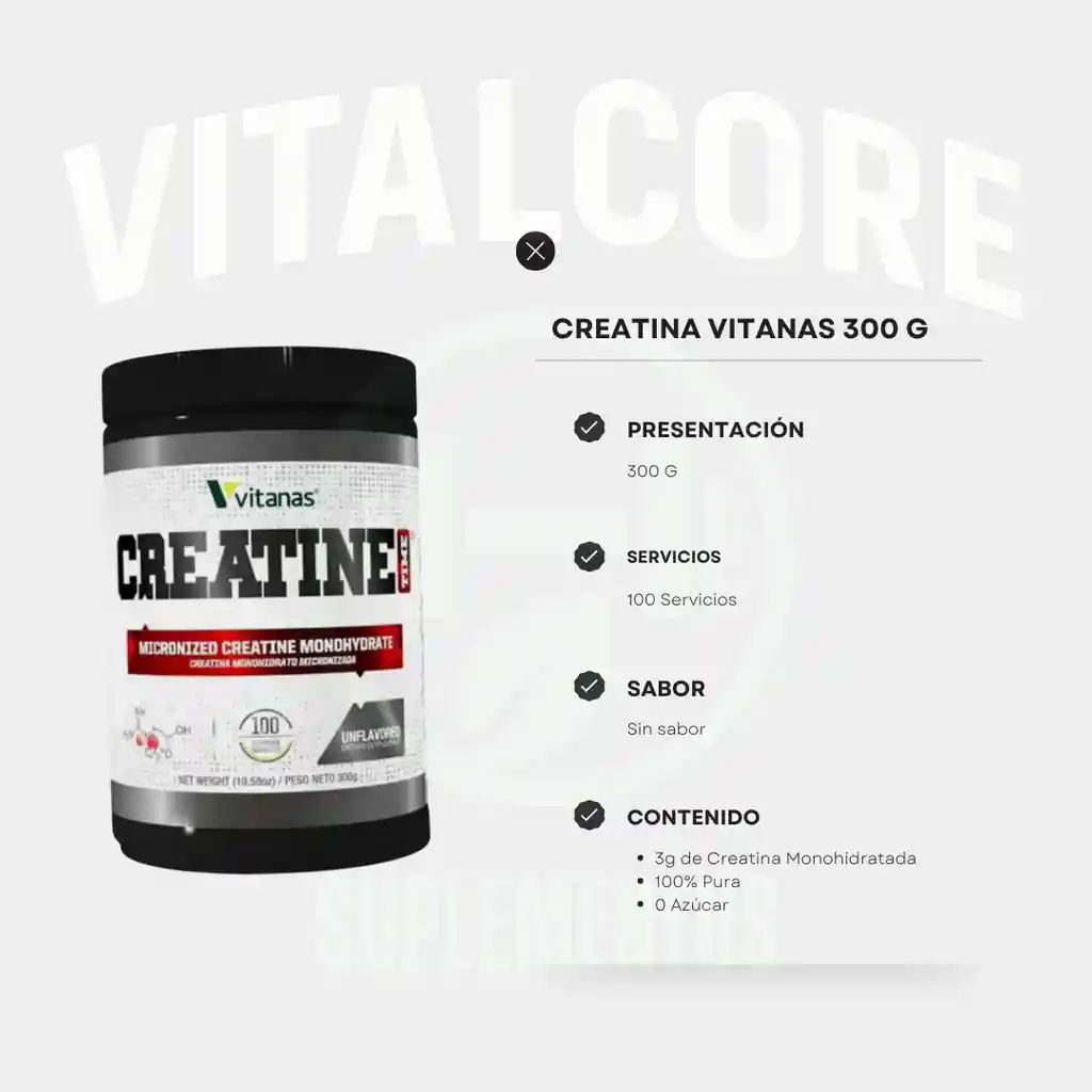 Creatina Vitanas 300 G