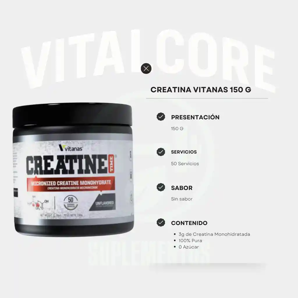 Creatina Vitanas 150 G
