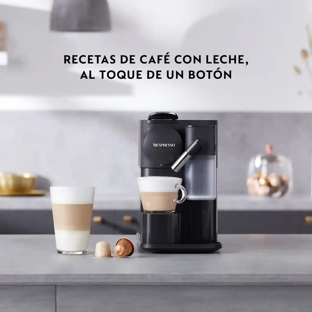 Cafetera Lattissima One Negra
