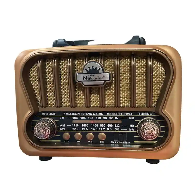 Radio Clásico Nanotec Nt-1234 – Estilo Retro