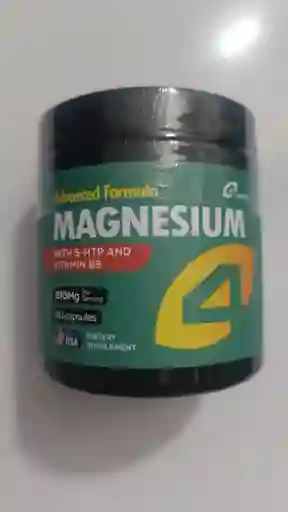 Citrato Y Glycinato De Magnesio 610mg X 90cap Americano Laboratorio 4well