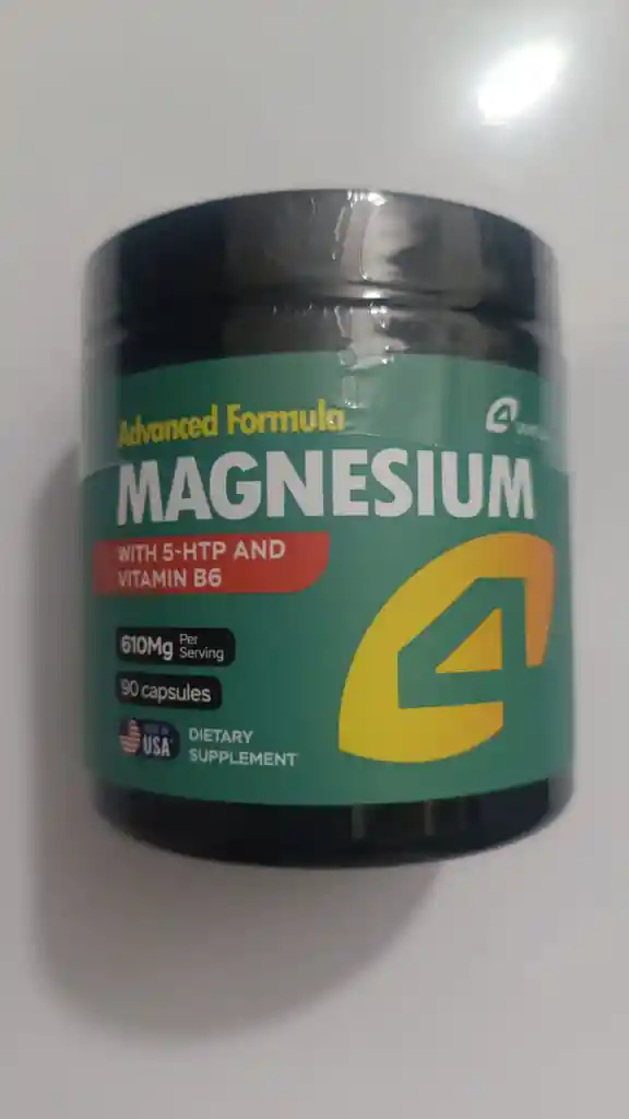 Citrato Y Glycinato De Magnesio 610mg X 90cap Americano Laboratorio 4well