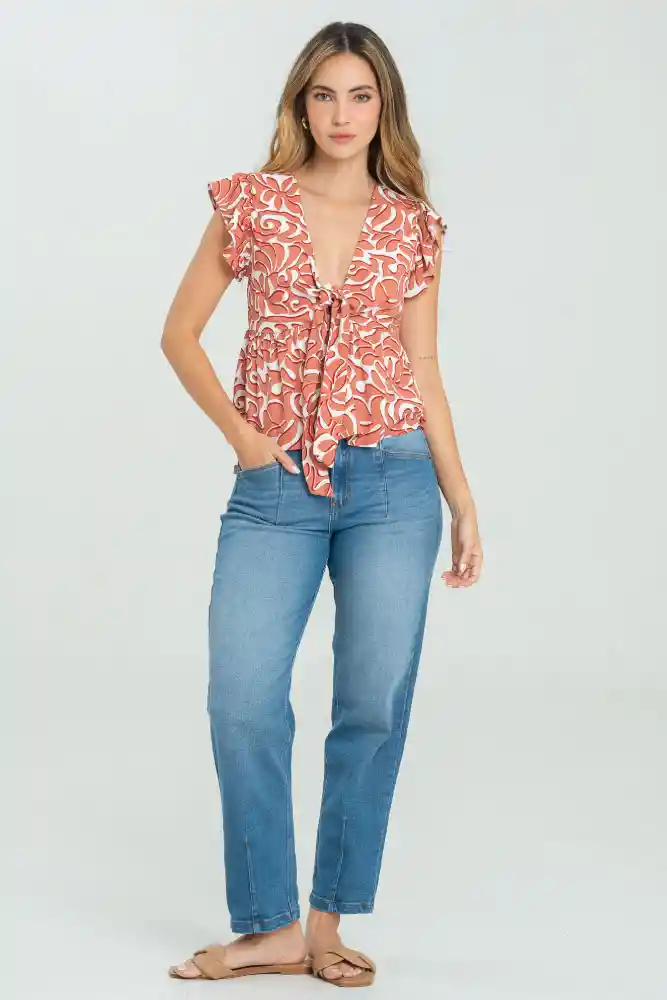 Jeans Almeria Color Azul Medio Talla 12