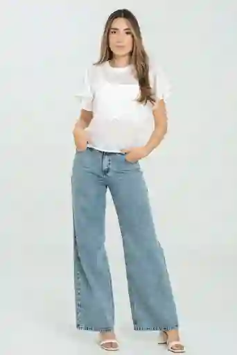 Jeans California Color Azul Medio Talla 12