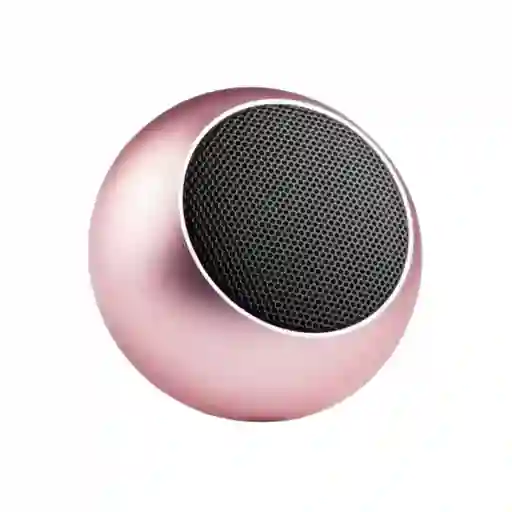 Mini Parlante Bluetooth Inalámbrico Redondo Metálico