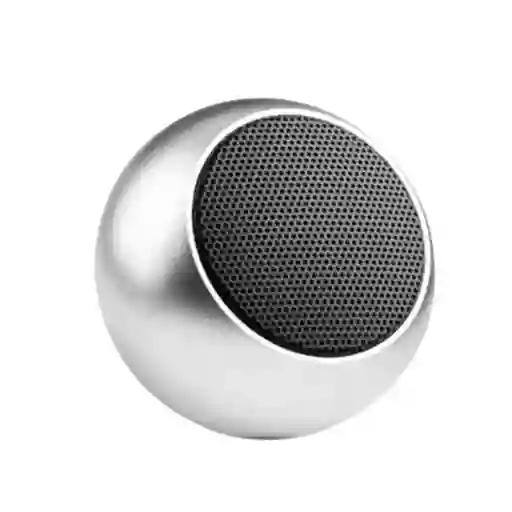 Mini Parlante Bluetooth Inalámbrico Redondo Metálico