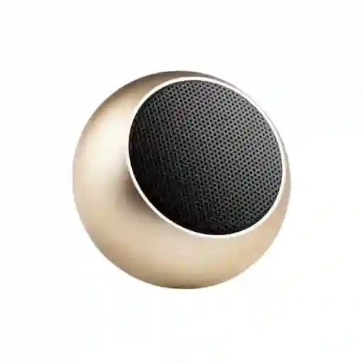 Mini Parlante Bluetooth Inalámbrico Redondo Metálico