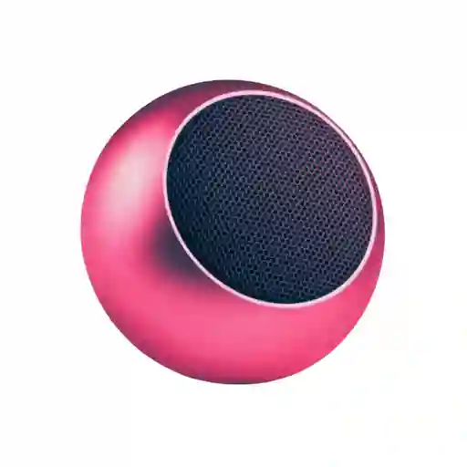 Mini Parlante Bluetooth Inalámbrico Redondo Metálico