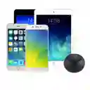 Mini Parlante Bluetooth Inalámbrico Redondo Metálico