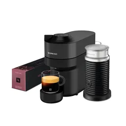Cafetera Vertuo Pop Black Con Espumador De Leche