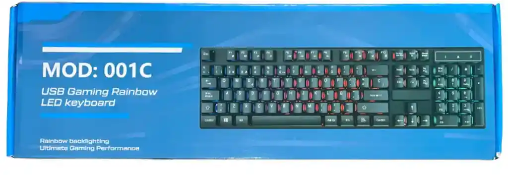 Teclado Gamer Rgb Retroiluminado