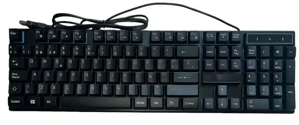 Teclado Gamer Rgb Retroiluminado