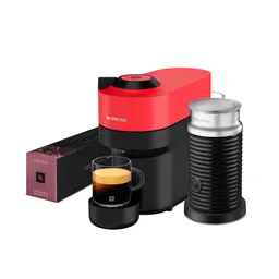 Cafetera Vertuo Pop Red Con Espumador De Leche