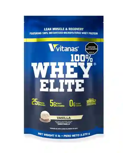 Whey Elite Vainilla Vitanas 5 Lb