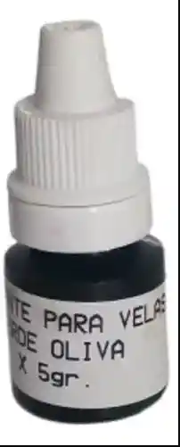 Tinte O Colorante Para Velas Y Parafina Verde Oliva 5gr