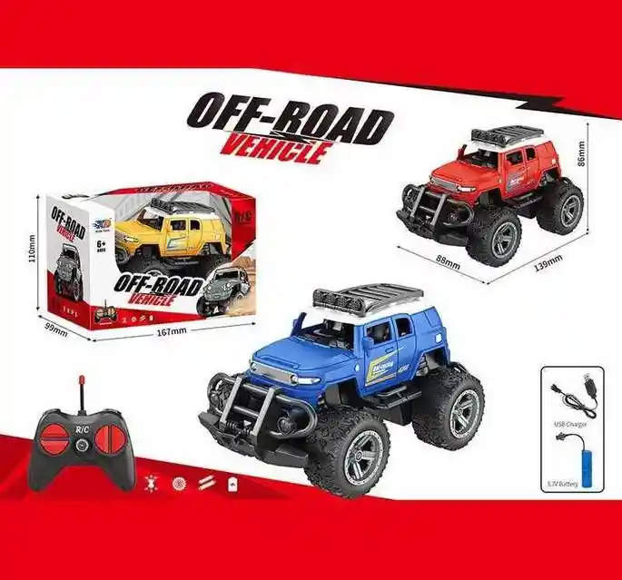 Juguete Jeep Todoterreno Control Temoto Mando A Distancia