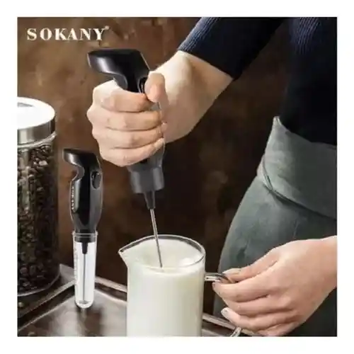 Batidor Eléctrico Sokany Con 25w De Poder Capacidad De 50ml