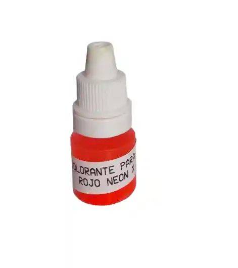 Tinte O Colorante Para Velas Y Parafina Rojo Neón 5gr