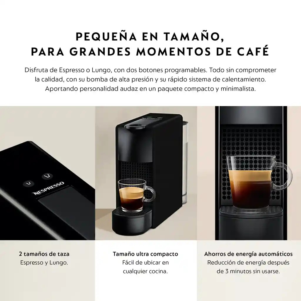 Cafetera Essenza Mini Negra