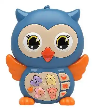 Juguete Piano Búho Para Bebés Luz Y Sonidos Divertidos