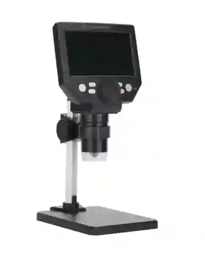 Microscopio Digital Electrónico Usb Con Base Pantalla Recargable