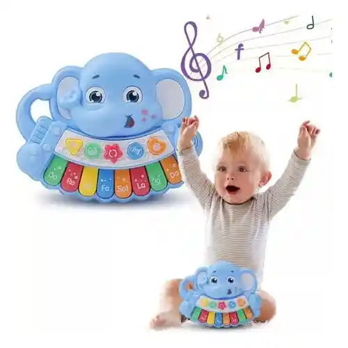 Piano Elefante Musical Para Bebe Juguete