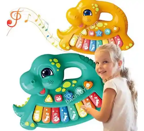 Juguete Teclado Interactivo Bebes Animales Sonido Niños Dinosaurio
