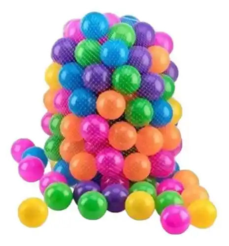 50 Pelotas Para Piscina Colores Vivos