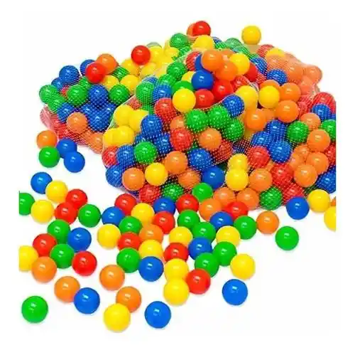50 Pelotas Para Piscina Colores Vivos