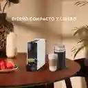 Cafetera Essenza Mini Blanca Con Espumador De Leche