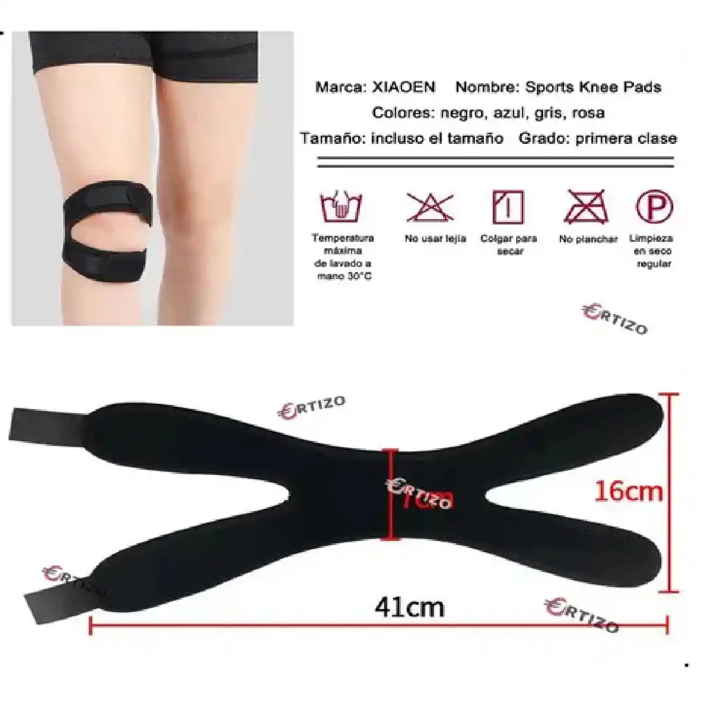 Faja Rodillera Presurizada Banda Protectora Para Rodilla