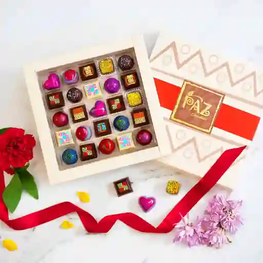 Caja Bombones De Chocolate Rellenos Por 25 Unidades (surtidos).