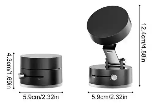 Soporte Celular Magnético Con Ventosa De Vacío 360°