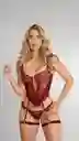 Set Arianne + Ligas Extensoras Vino - Talla M