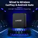 Adaptador Car Ai Box 2 En 1 Inalámbrico Android Auto Carplay