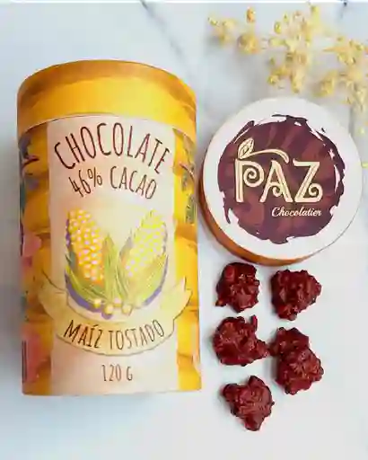 Maíz Crocante Con Chocolate 46% Cacao