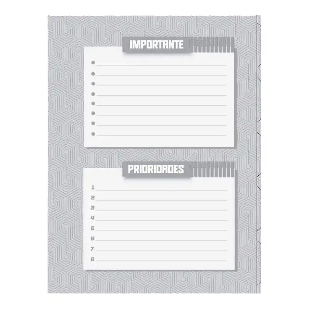 Cuaderno 5 Materias Pequeño Primavera Arg Masculino Cuadriculado
