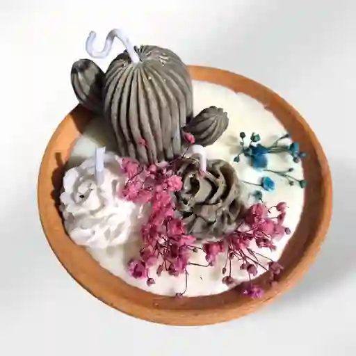 Vela Aromática Cactus Rosas