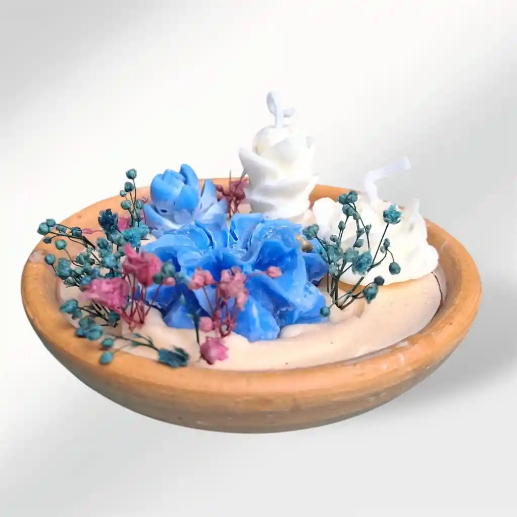 Vela Aromática Flores Del Alma